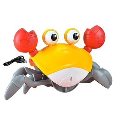 Imagem de Caranguejo Rastejante - Indução Elétrica Sensorial De 3 Velocidades | Brinquedo Eletrico Que Anda Com Luz E - Para Meninas Criancas 3 7 Anos Aprender Andar Presente Natal Páscoa