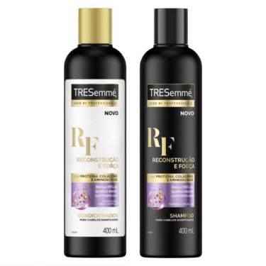 Imagem de Kit Shampoo 400ml + Condicionador TRESemmé Reconstrução e Força 400ml