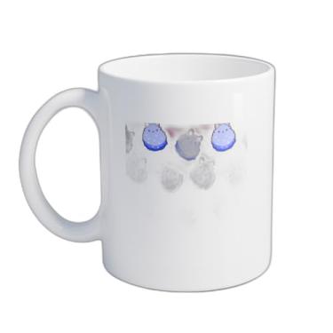 Imagem de Caneca Xícara de Café Porcelana 300ml Monstro de Gato Kawaii Rosa