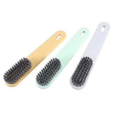 Imagem de Baluue 3 pincéis de cerdas macias de manicure para limpeza de unhas, arte de unhas, escova de limpeza de dedos