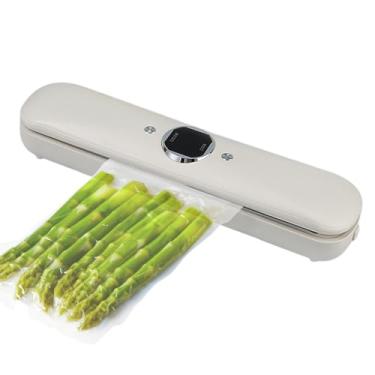 Imagem de Máquina De Selagem A Vácuo Para Alimentos | Com Indicador Luminoso LED Elétrica | Seladora de Alimentos para Armazenamento | Embalagem para Conservar Comida em Viagem e Casa