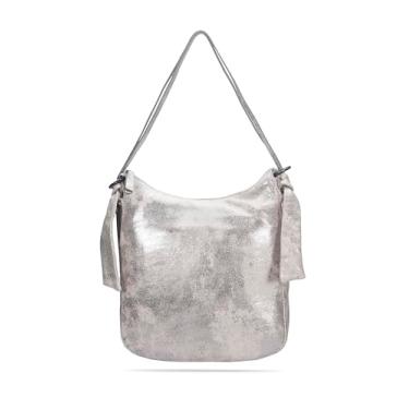 Imagem de Frye Mochila Hobo Nora, creme metálico