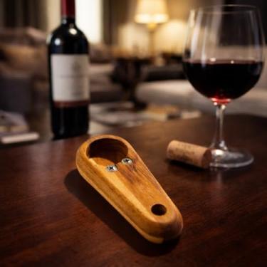 Imagem de Abridor de Garrafa em Madeira Teca Premium, Design Elegante e Ergonômico, Resistente e Durável