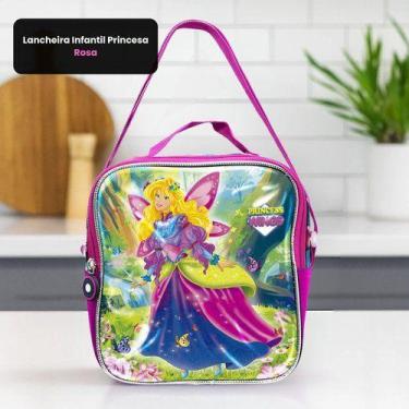 Imagem de Lancheira Infantil Princesa FIRST Rosa