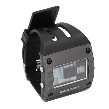 Imagem de Ymiko Relógio Digital Masculino de Estilo Militar Com Display Grande, Resistente à água de 30 M, Luz de Fundo LED, Cronômetro, Alarme, Display de Tempo, Relógio Esportivo Ao Ar Livre à Prova de (#12)