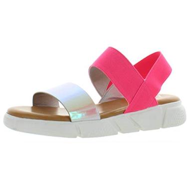 Imagem de Dirty Laundry Sandália feminina palms espadrille Wedge, rosa, 35