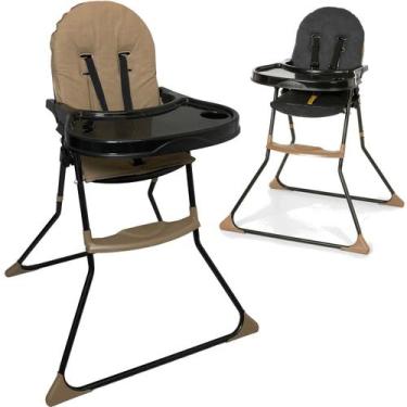 Imagem de Cadeira de Alimentação Galzerano Nick Dobravel Alta Toffee