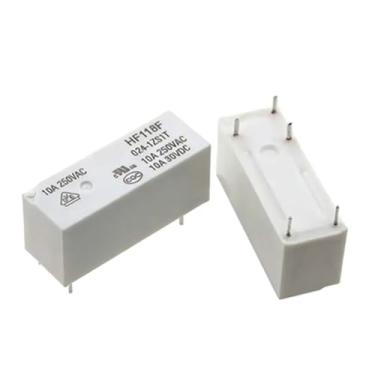 Imagem de HF118F-005-1ZS1T HF118F-012-1ZS1T HF118F-024-1ZS1T HF118F-048-1ZS1T Power Relay 5V 12V 24V 48VDC 5Pin 10A 1Pcs(HF118F-048-1ZS1T)