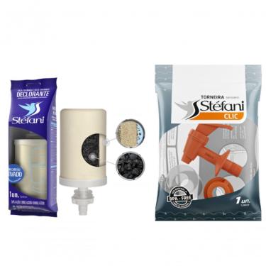 Imagem de Kit 06 Un Vela Declorante + 01 Un Torneira Clic Stefani