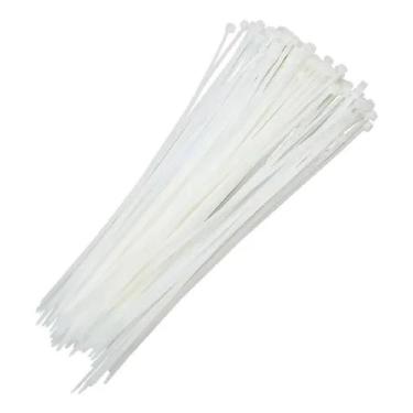 Imagem de Cinta Plástica Fita Prendedor Lacre Braçadeira 3 X 150mm 100 Unidades 