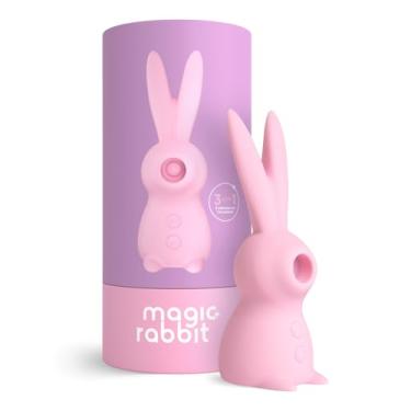 Imagem de A SÓS - Estimulador clitóris recarregável Magic Rabbit 3 em 1- rosa