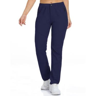 Imagem de Calças de viagem de golfe CNBQDD leves e de secagem rápida para mulher
