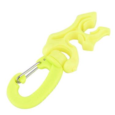Imagem de Dioche Mergulho Autônomo Duplo BCD Suporte de Mangueira Clipe Regulador Retentor Fivela Gancho para Mergulho Com Snorkel Proteja Suas Mangueiras Com Aço Inoxidável 304 Durável e (Amarela)