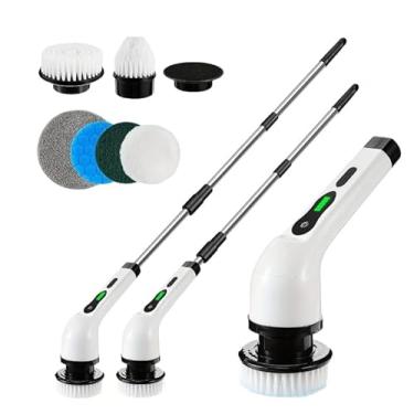 Imagem de Escova De Limpeza elétrico Ajustável Janela Banheiro e Cozinha Recarregável