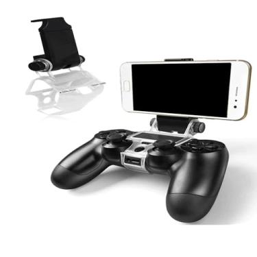 Imagem de 1 peça de substituição ajustável para celular Android suporte de grampo inteligente compatível com controle de jogos PS4
