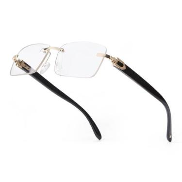 Imagem de Gafas de sol JUDOO sin montura, rectangulares, de moda para hombre y m