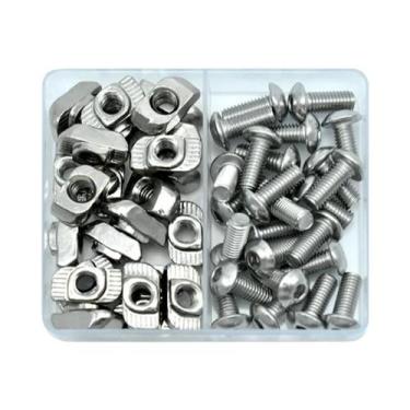 Imagem de Kit De Porcas T-Track M3 M4 M5 M6 Para Extrusão De Alumínio, Parafusos