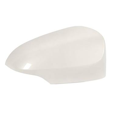 Imagem de aqxreight Espelho Lateral da Porta - Substituição da Tampa do Espelho Retrovisor ABS para Veículos - Carcaça do Asa à Prova de Choque - Ajuste Direito Prateado para 87915 0D909 - Acessório de Carro