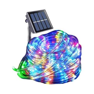 Imagem de Luzes De Cordão Solar À Prova d'Água Para Exterior, Luzes De Tubo LED 