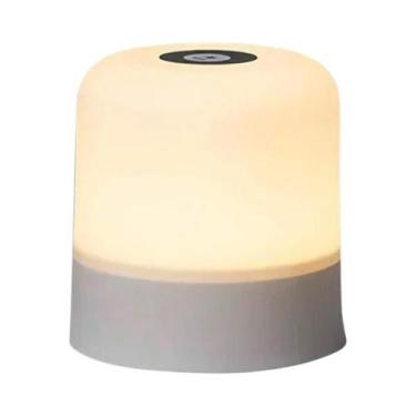 Imagem de Luz Noturna RGB Dimmable Com Controle Remoto, Luminária De Mesa Recarr
