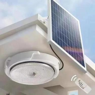 Imagem de Luminária Solar De Teto Para Ambientes Internos E Externos, Jardim, Co