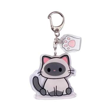 Imagem de Chaveiro De Acrílico Para Gato E Cachorro, Charme Para Bolsa, Pingente