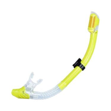 Imagem de Tubo de Snorkel Seco para Crianças e Adultos - Respiração Fácil e Prot