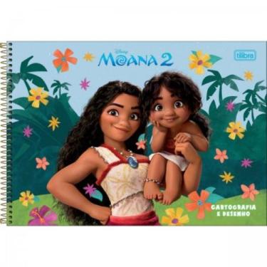 Imagem de Caderno De Desenho Moana 80fls Capas Sortidas - Tilibra