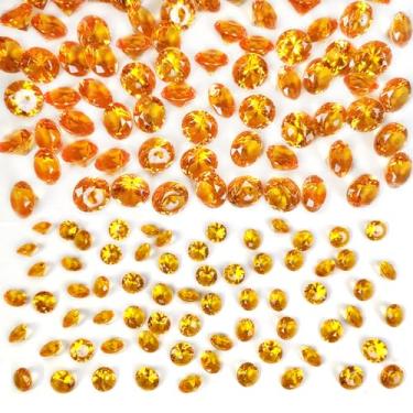 Imagem de 125 peças de pedras preciosas de cristal roxo diamantes de acrílico 20 mm para decorações de outono, artesanato, vasos