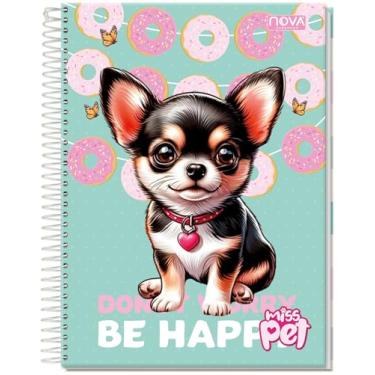 Imagem de CADERNO UNIVERSITÁRIO C/D ESPIRAL MISS PET 10 MATÉRIAS 160 FLS