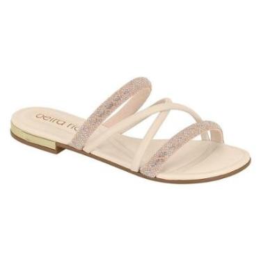 Imagem de Rasteirinha Sandália Beira Rio Cristal Cor:;Tamanho:34;Gênero:Mulher-Feminino