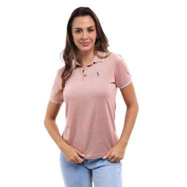 Imagem de Camisa Polo Feminina Manga Curta Piquet Dia a Dia-Feminino