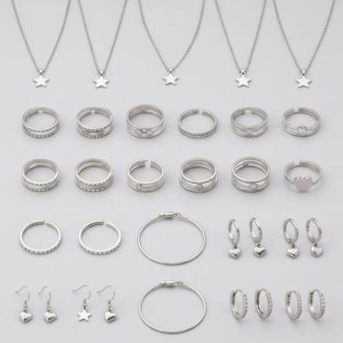 Imagem de Kit Revenda 30 Acessórios Femininos em Aço Inox - TWS Acessórios