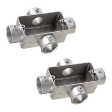 Imagem de Kit 2 Condulete X 3/4 Sem Rosca E Sem Tampa Tramontina