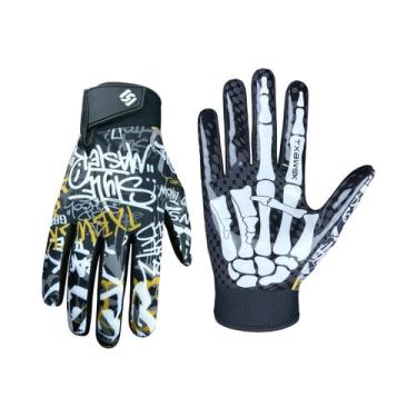 Imagem de Luvas De Rugby Unissex Respiráveis Com Alta Adesão Para Treinos E Jogo