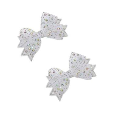 Imagem de Clipes De Laço De Strass Brilhantes Para Sapatos De Salto Alto, Decora