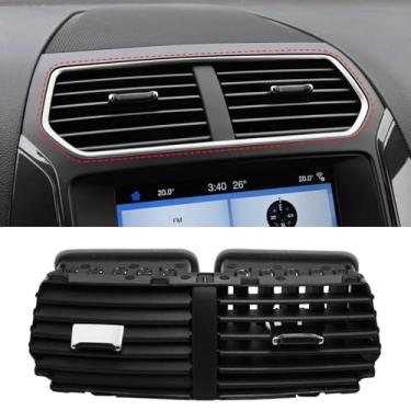 Imagem de APESER Instrumento de painel de ventilação de painel central compatível com Ford Explorer 2016-2019, tomada de ar condicionado do painel, montagem do painel de ventilação substitui para FB5Z19893AD