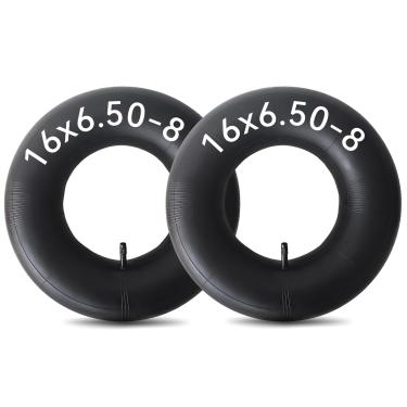 Imagem de PEKYDWKZ Pacote com 2 tubos internos 16x6.50-8 16x7.50-8 16x7.50-8 16x750-8 com substituição de haste de válvula TR13 para cortadores de grama de carrinho de golfe, tratores, carrinhos de mão