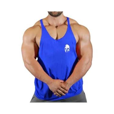 Imagem de Colete Masculino Sem Mangas Para Fitness E Corrida, Cor Sólida, Respir