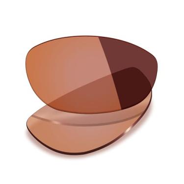 Imagem de Mryok Lentes de reposição UV400 para óculos de sol Oakley Straight Jacket 1999, HD Polarized, proteção UV, resistente a impactos e ajuste perfeito - Laranja fotocromática