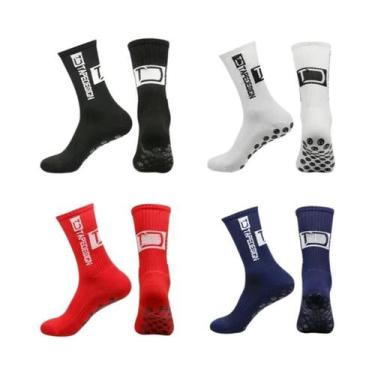 Imagem de Meias Esportivas Masculinas E Femininas Antiderrapantes Até a Panturri