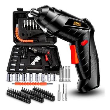 Imagem de Parafusadeira Angular Bateria 5V Com Maleta Sn48 Snel Ferramentas - Me