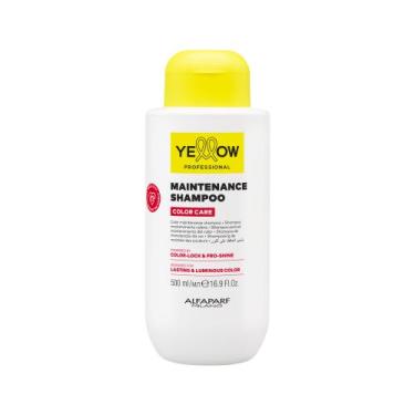 Imagem de Shampoo Yellow Color Care 500ml Alfaparf Para Cabelos Coloridos Hidrat