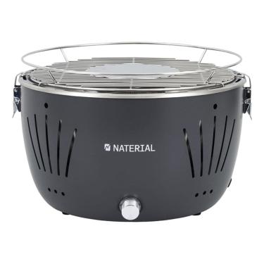 Imagem de Churrasqueira A Carvao Pilha Usb Cinza Portatil Table Grill