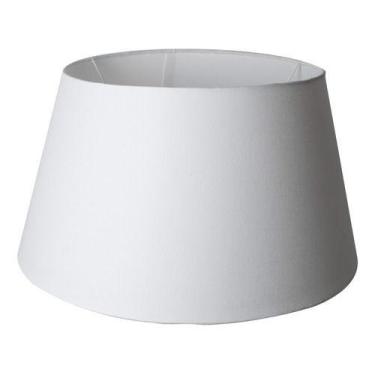 Imagem de Cúpula de Abajur luminária 25x30x20cm Tecido Algodão Soquete Nacional 