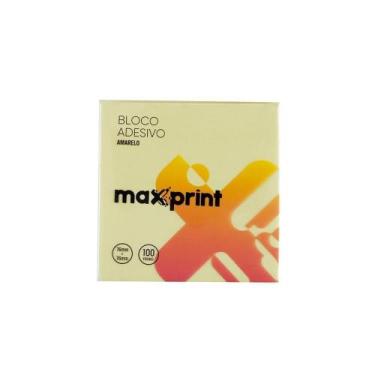 Imagem de Bloco Adesivo Post-it Amarelo Maxprint