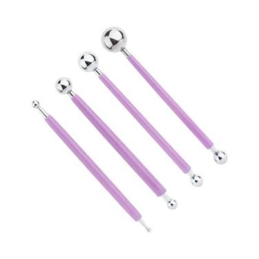 Imagem de Conjunto De 4 Canetas De Relevo E Vinco Para Artesanato DIY, Ferrament