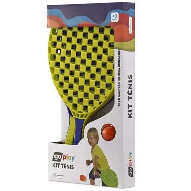 Imagem de Go PLAY KIT Tenis com 2 Raquetes e Bolinha Multikids