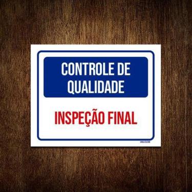 Imagem de Kit 10 Placas Controle De Qualidade Inspeção Final
