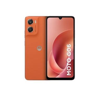 Imagem de Smartphone Motorola Moto g06 4G Tela 6,9 128GB Câmera 50MP Laranja